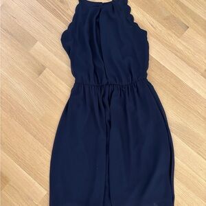 Elegant Navy Blue Dress